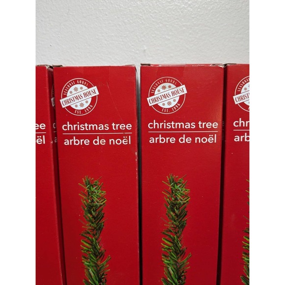 Faux Evergreen Christmas Winter Foliage Tabletop Christmas Tree's 27 Pine Picks - Picture 9 of 9